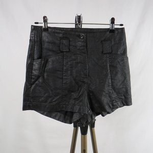 H&M Leather Shorts
